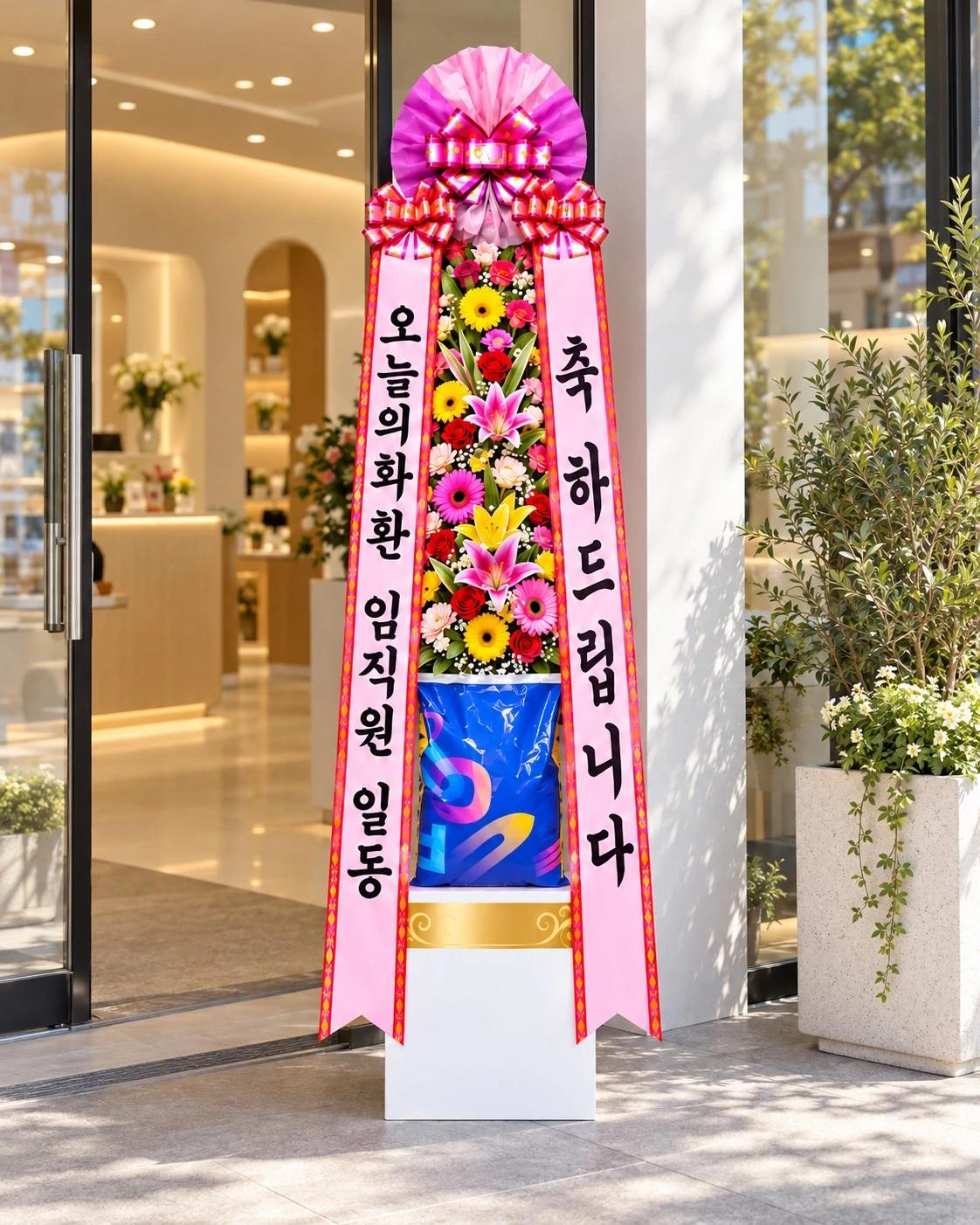 축하 쌀화환 20kg 상세 이미지 3